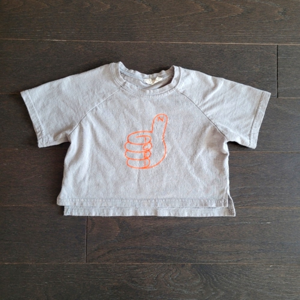 Billy Bamboo cropped tee, size 6